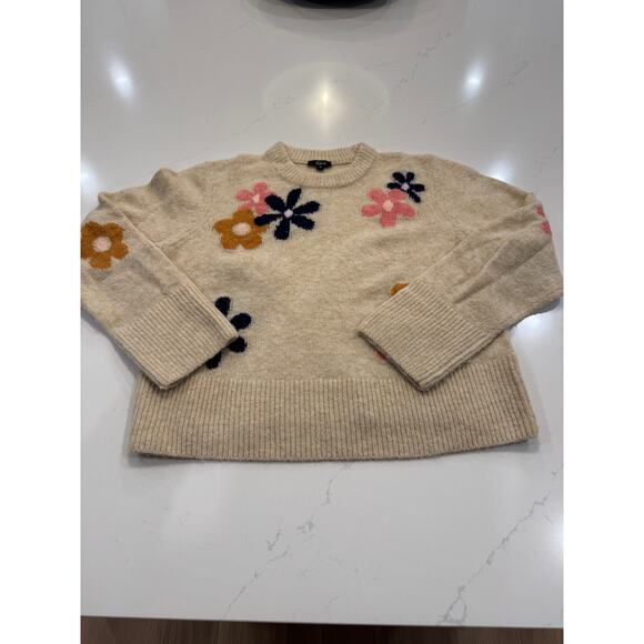 Rails Anise Floral Intarsia Sweater Size XS - Picture 2 of 7